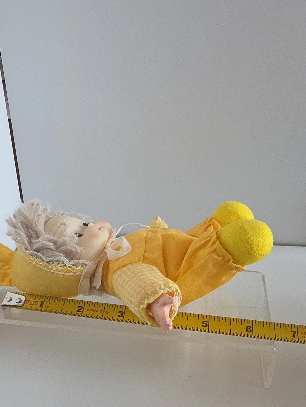 Vintage 1990's Soft Body Collectible Doll With Bunny Ears 6”